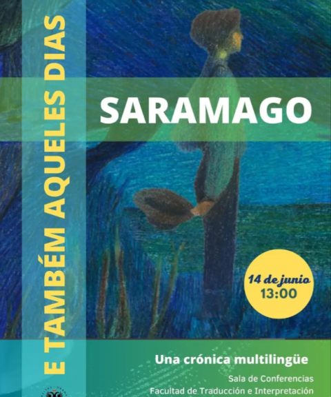 Cartel de "E também aqueles dias" de Saramago
