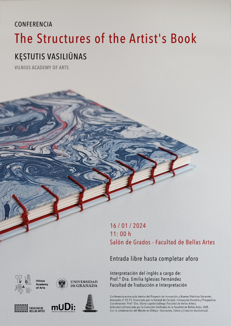 Cartel de la Conferencia The Structures of the Artist's Book