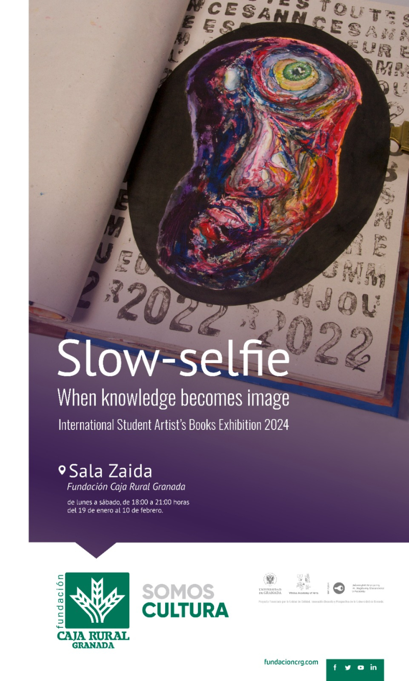 Cartel de la Exposición Cartel de la Exposición Slow-selfie. When knoledge becomes image