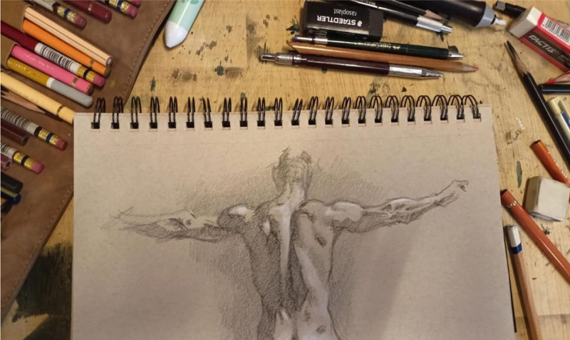 Dibujo realizado por Nacho Belda Dibujo realizado por Nacho Belda